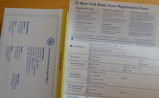 유권자 등록